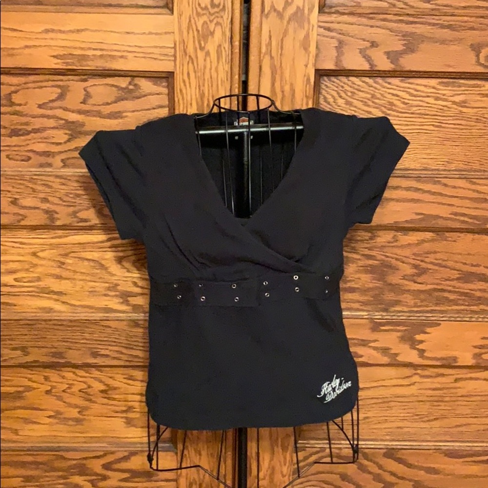 Harley Davidson shirt with built in bra